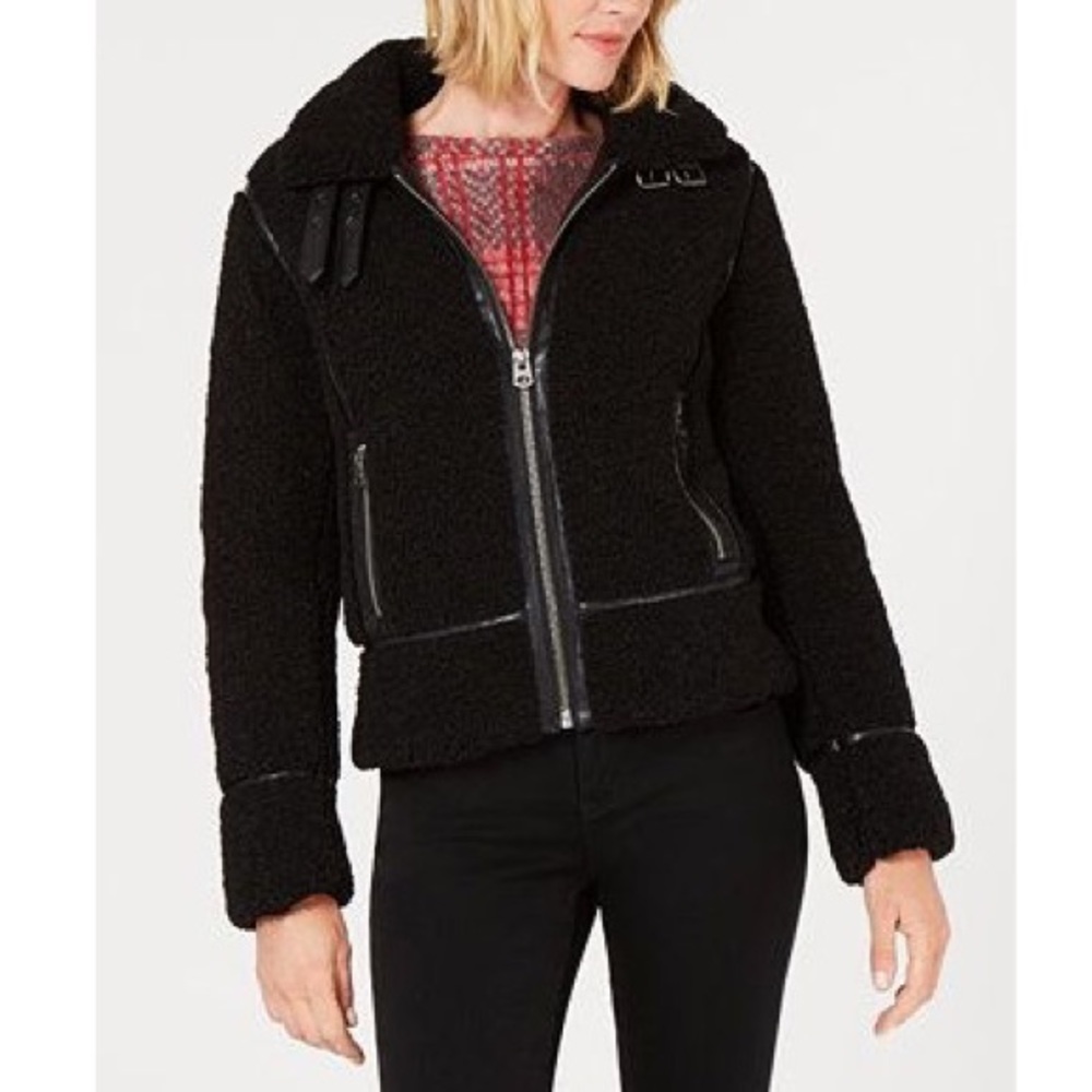 Lucky Brand Faux-Fur Teddy Coat